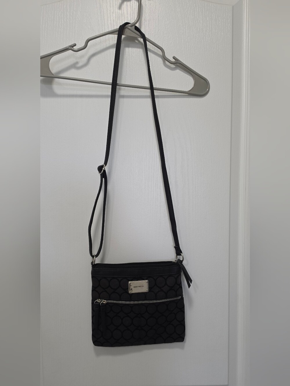 Nine West Black Signature Crossbody Bag